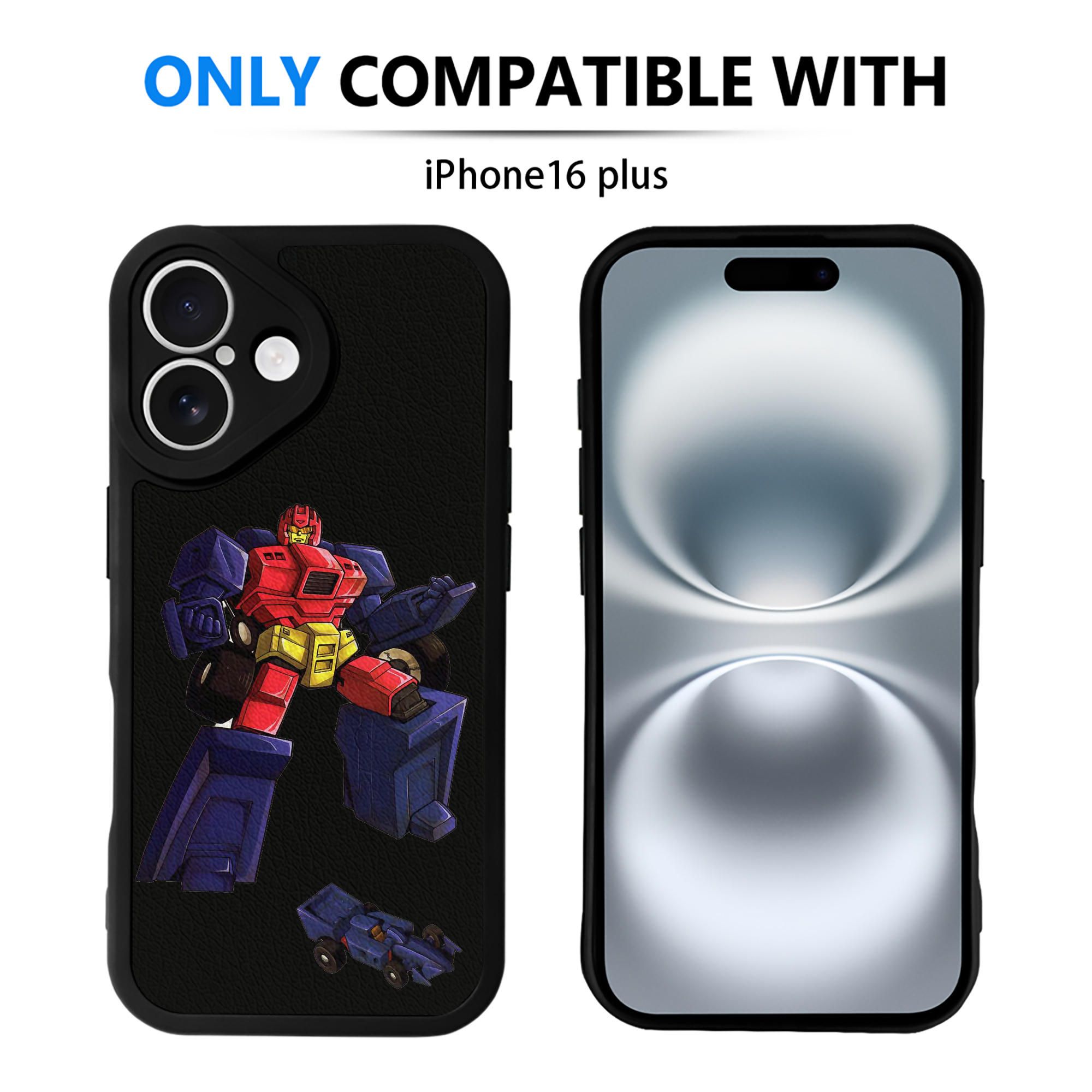 （画像用）  【iPhone 16シリーズ対応】シリコンスマホケース（レザー調） 材質：シリコン